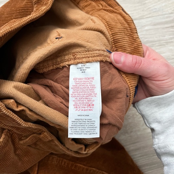 Mini Boden Boy’s Kids' Cotton Corduroy Pants Burnt Orange - Size 11 - Picture 4 of 6